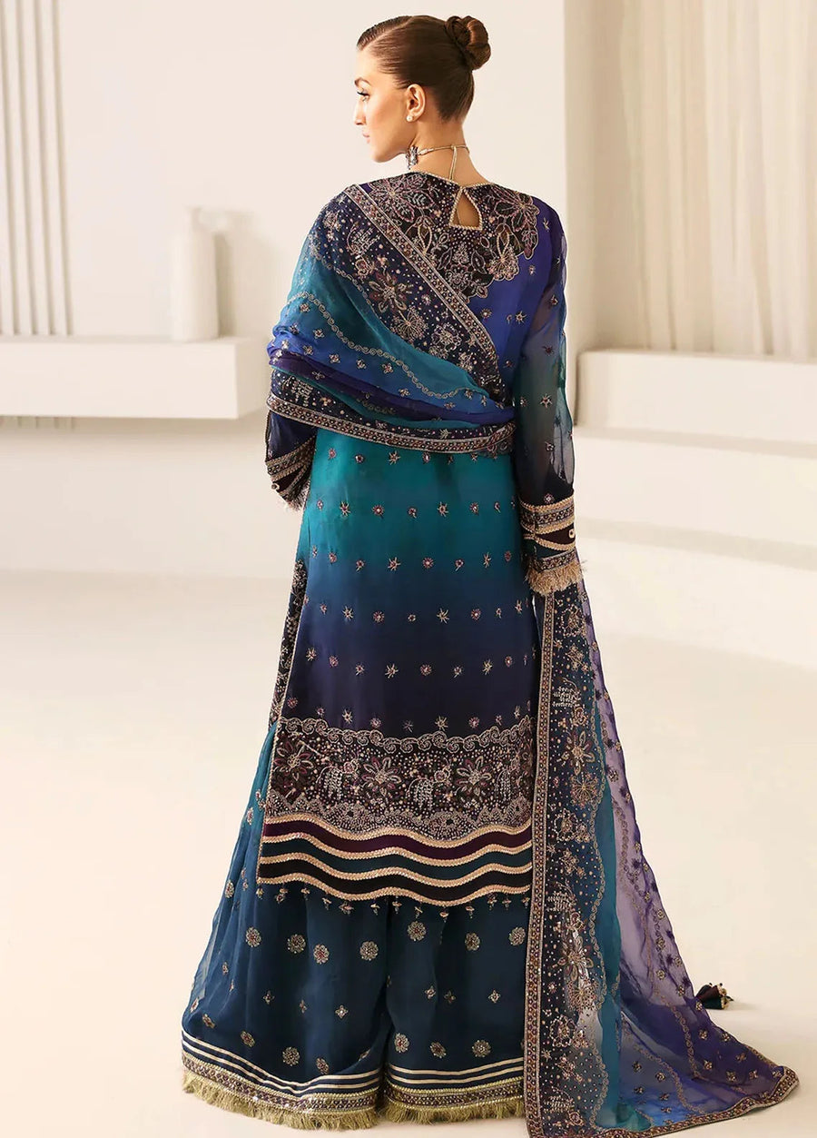 ALIZEY Multi Tie & Dye Formal Organza (AY0017)